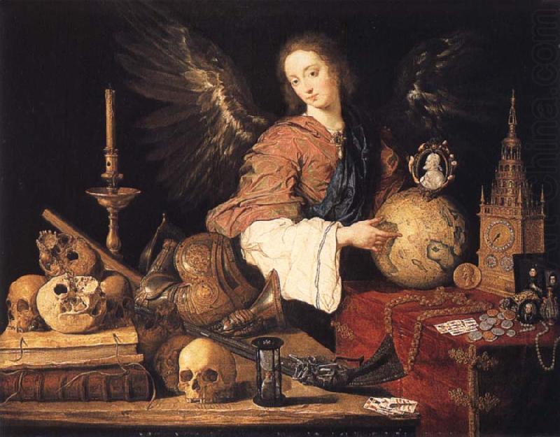 PEREDA, Antonio de Allegory of vanity china oil painting image
